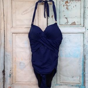 Victoria Secret One Piece Unforgettable 34B Blue
